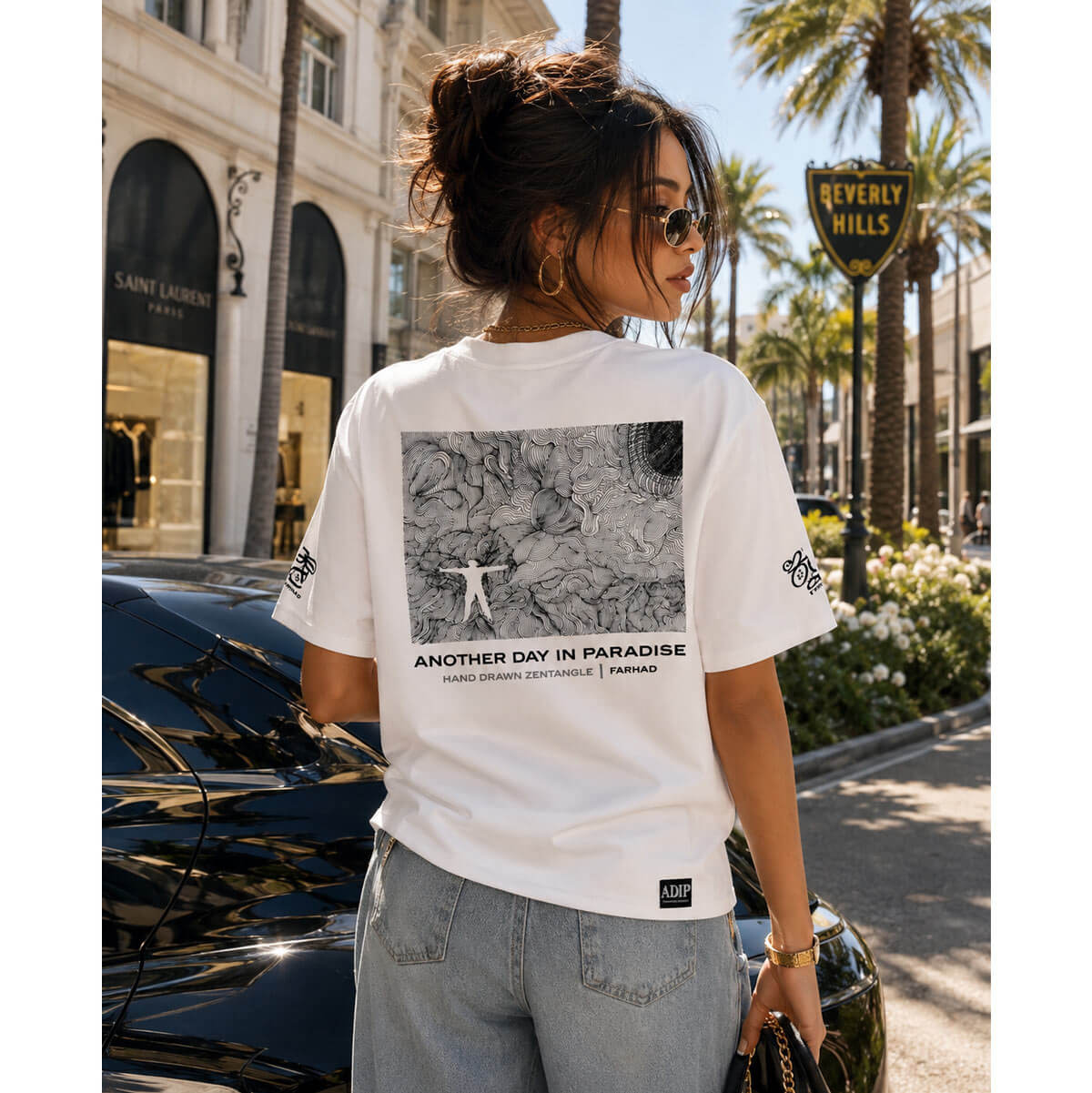 Los Angeles printed T-shirt